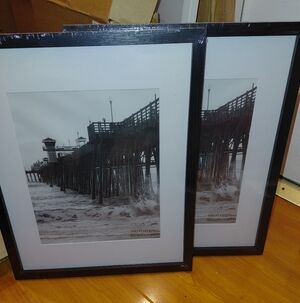 2 Black Framed Pier Photos